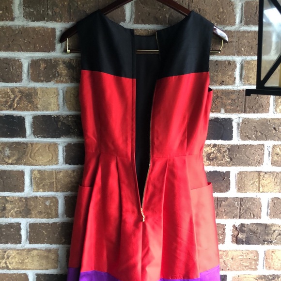 Kate Spade New York Color Block Zahara Silk Dress - Picture 8 of 12